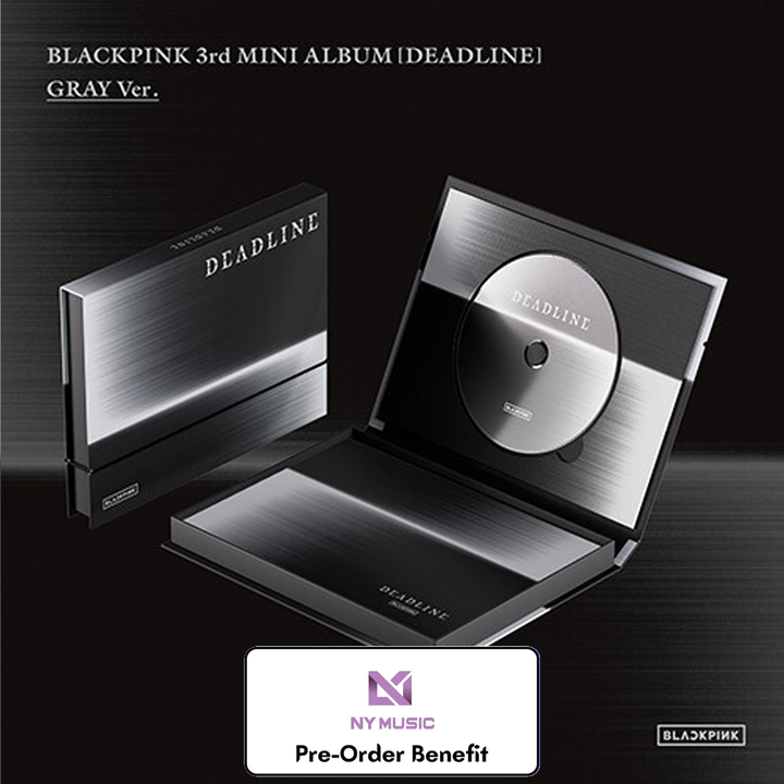 [Pre-Order] Blackpink - BLACKPINK 3rd MINI ALBUM [DEADLINE] GRAY Ver.