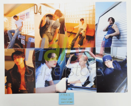 Ateez "GOLDEN HOUR : Part.3" - Hello Live Pre-Order Benefit Photo set (8EA) [25.7.8]