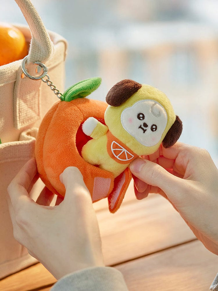 BT21 - ORANGE PARTY OFFICIAL MD BABY DOLL KEYRING**