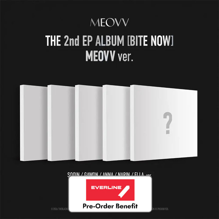 [PRE-ORDER] MEOVV - 2nd EP ALBUM "BITE NOW"(MEOVV ver.)+Pre-OrderBenefit (Choose Version)