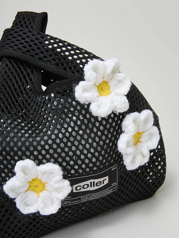 ** COLLER- COLLER Mesh Mini Tote Bag Shade Black