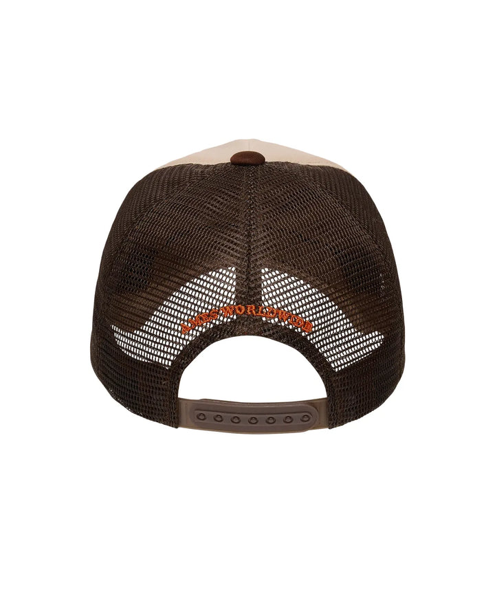 **QWER -Ames-Worldwide QWER HARMONY MESH CAP BROWN