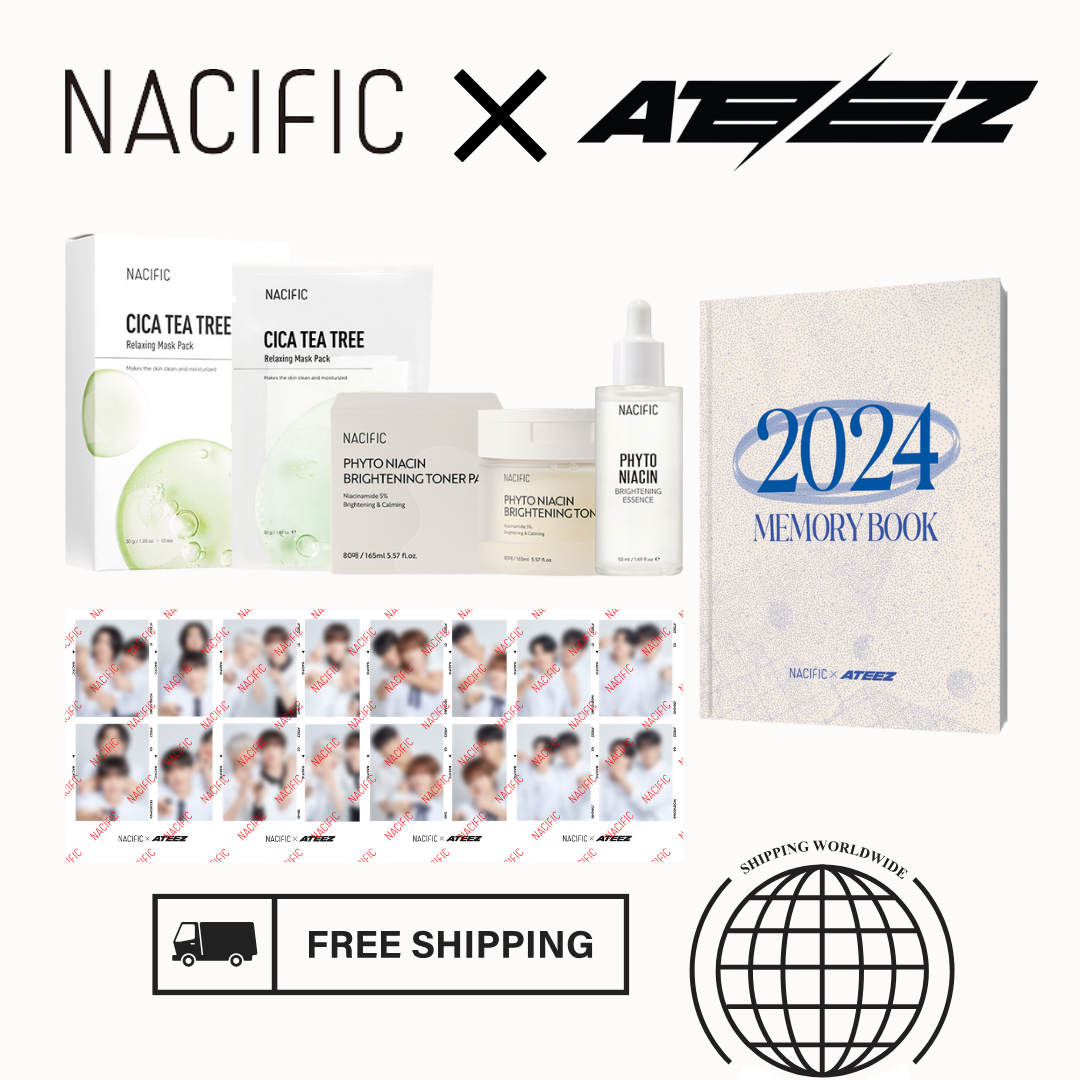 Ateez X Nacific - Summer Vibe (Premium Set, Skin Care Set