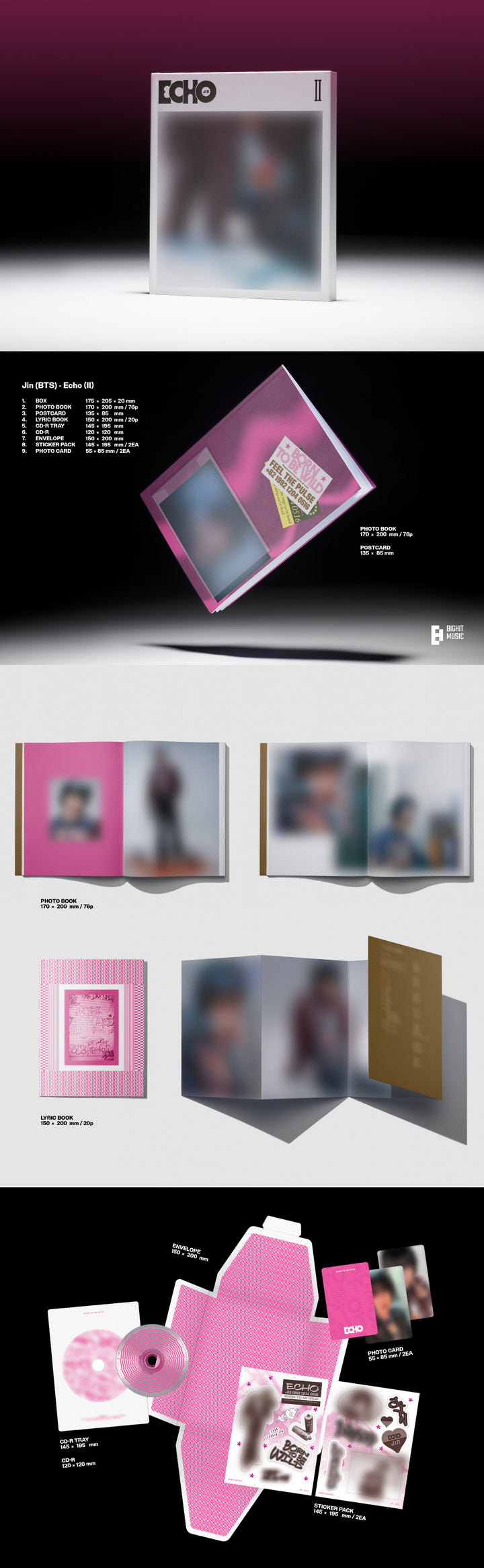 [SOLD OUT] 진 - 미니 2집 [Echo]