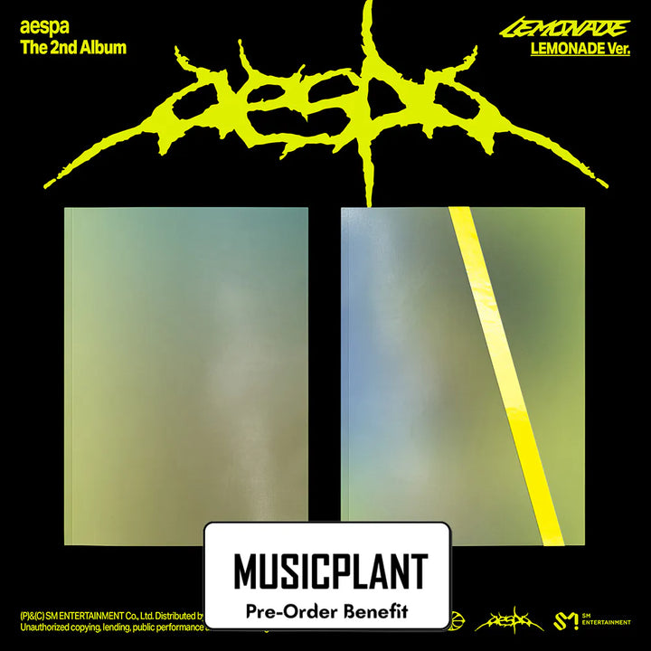 [Pre-Order] AESPA - THE 2nd Album [LEMONADE] + Pre-Order Benefit (Choose Version)
