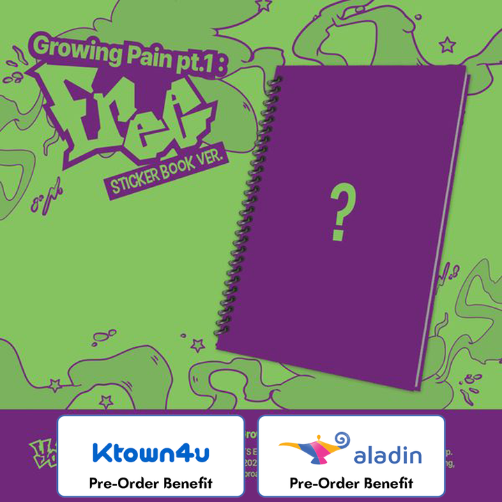 **[Pre-Order] Young Posse - EP 4th "Growing Pain pt.1 : FREE" +Special Gift (Sticker Book Ver.)