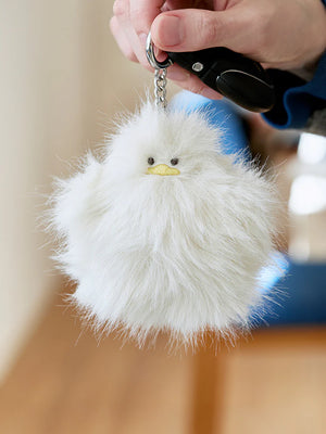 **SSEBONGRAMA - SSEBONGRAMA BOORI FLAT FUR PLUSH KEYRING