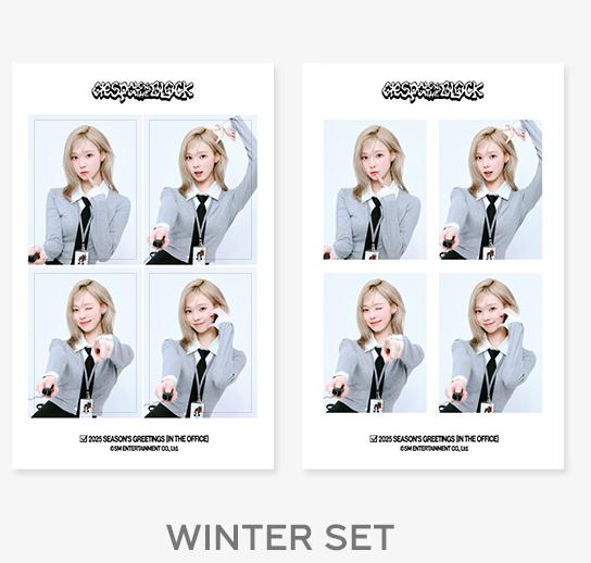 ** [Pre-Order] AESPA - 2025 SEASON'S GREETINGS [4CUT PHOTO SET]