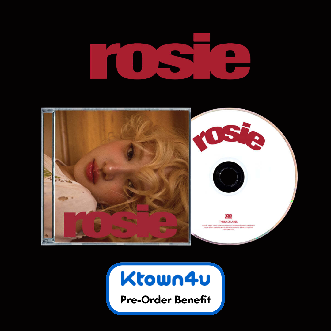 [Pre-Order] Rose (of BlackPink) - "ROSE first studio album ‘rosie'" + Pre-Order Benefit [Jewel Ver.] - HALLYUSUPERSTORE