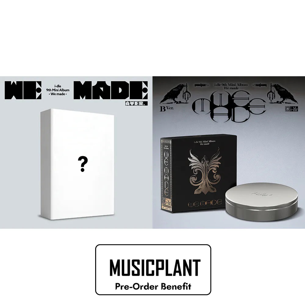 [Pre-Order] I-DLE - 9th Mini Album [We made] (A Ver. + B Ver.) + Pre-Order Benefit (Choose Version)