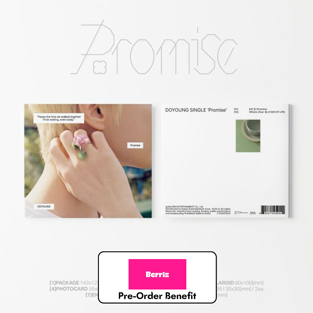 **[Pre-Order] DOYOUNG (Of NCT) - 1st Single Album "Promise"  + LuckyDraw Event (DIGIPACK Ver.)