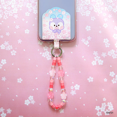 ** BT21 - Phone Tag Holder(Cherry Blossom)