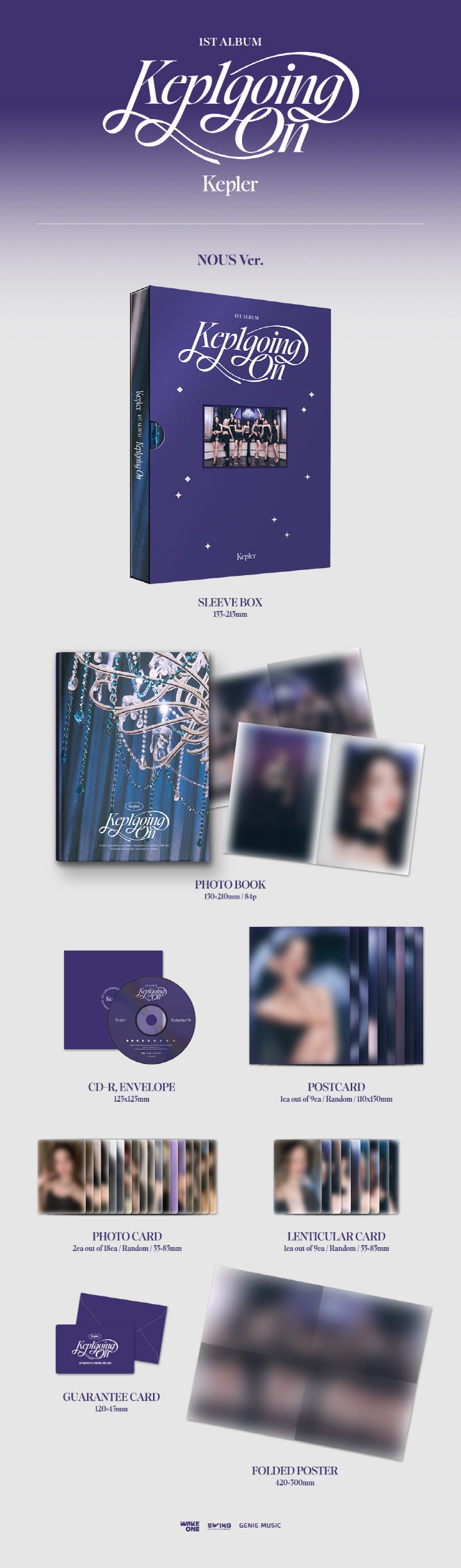 [B2B] KEP1ER - 1st Album [Kep1going On] / 케플러 (KEP1ER) - 1st Album [Kep1going On]
