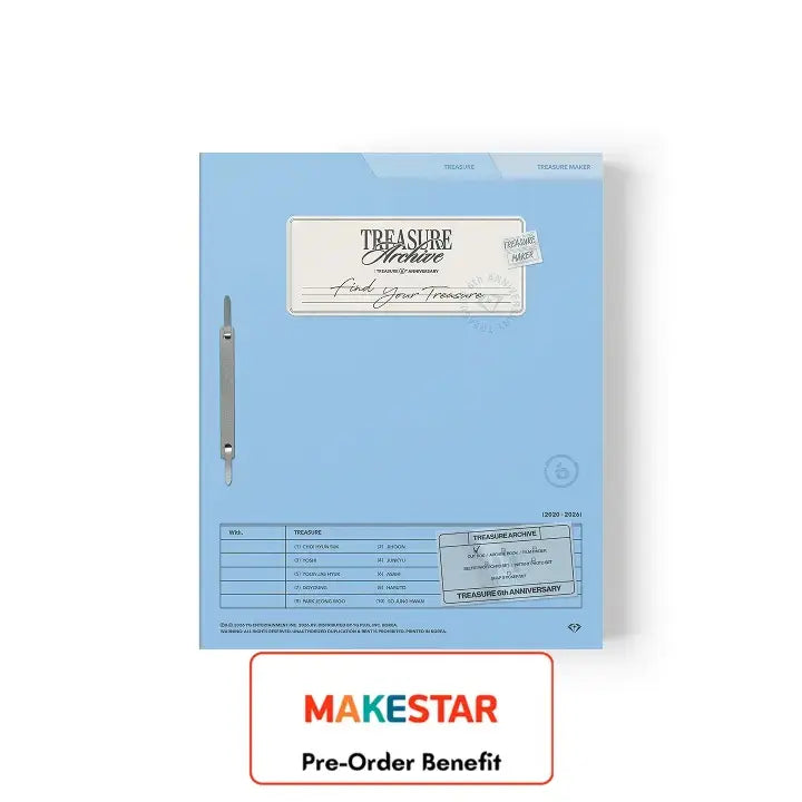 [Pre-Order] TREASURE - TREASURE ARCHIVE : TREASURE 6th ANNIVERSARY + Pre-Order Benefit