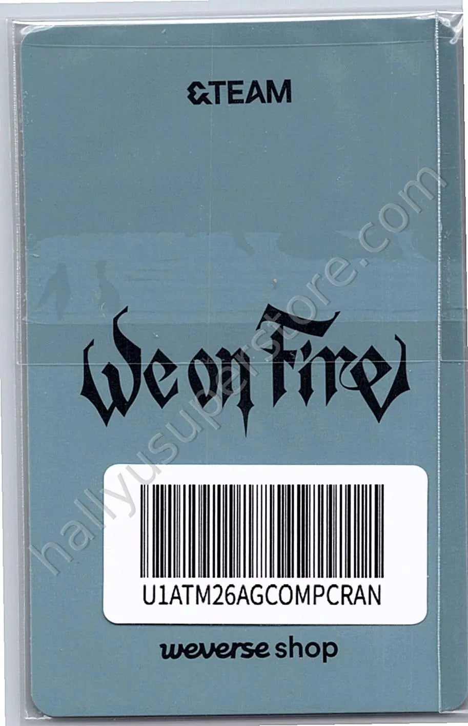 &amp;TEAM - Harua - We on Fire pob (pre-order benefit) solo jacket version weverse global shop (wvg)
