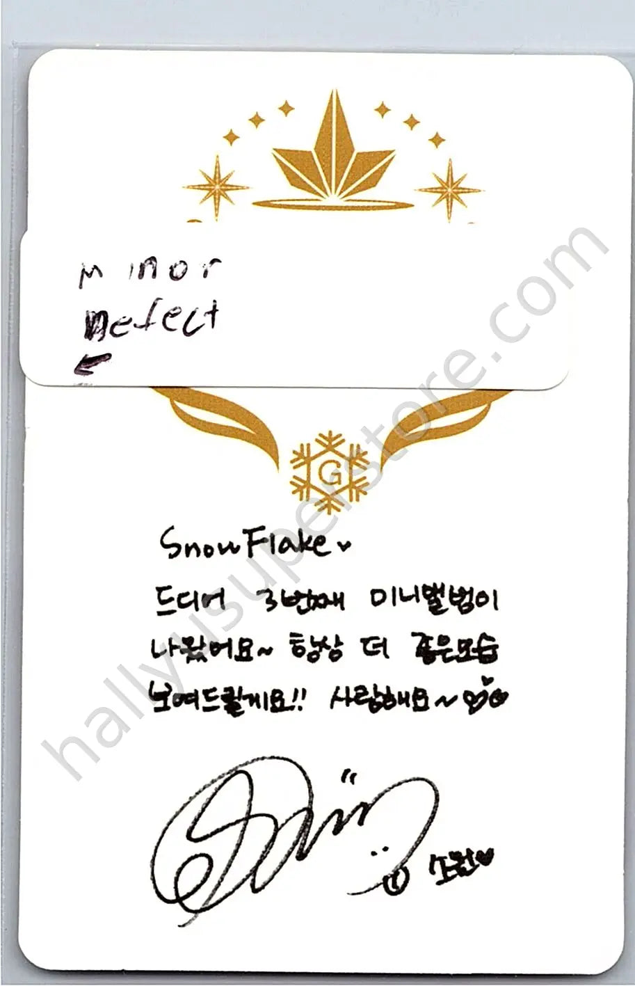 GFRIEND - Sowon - Snow Flake (Minor Defect)