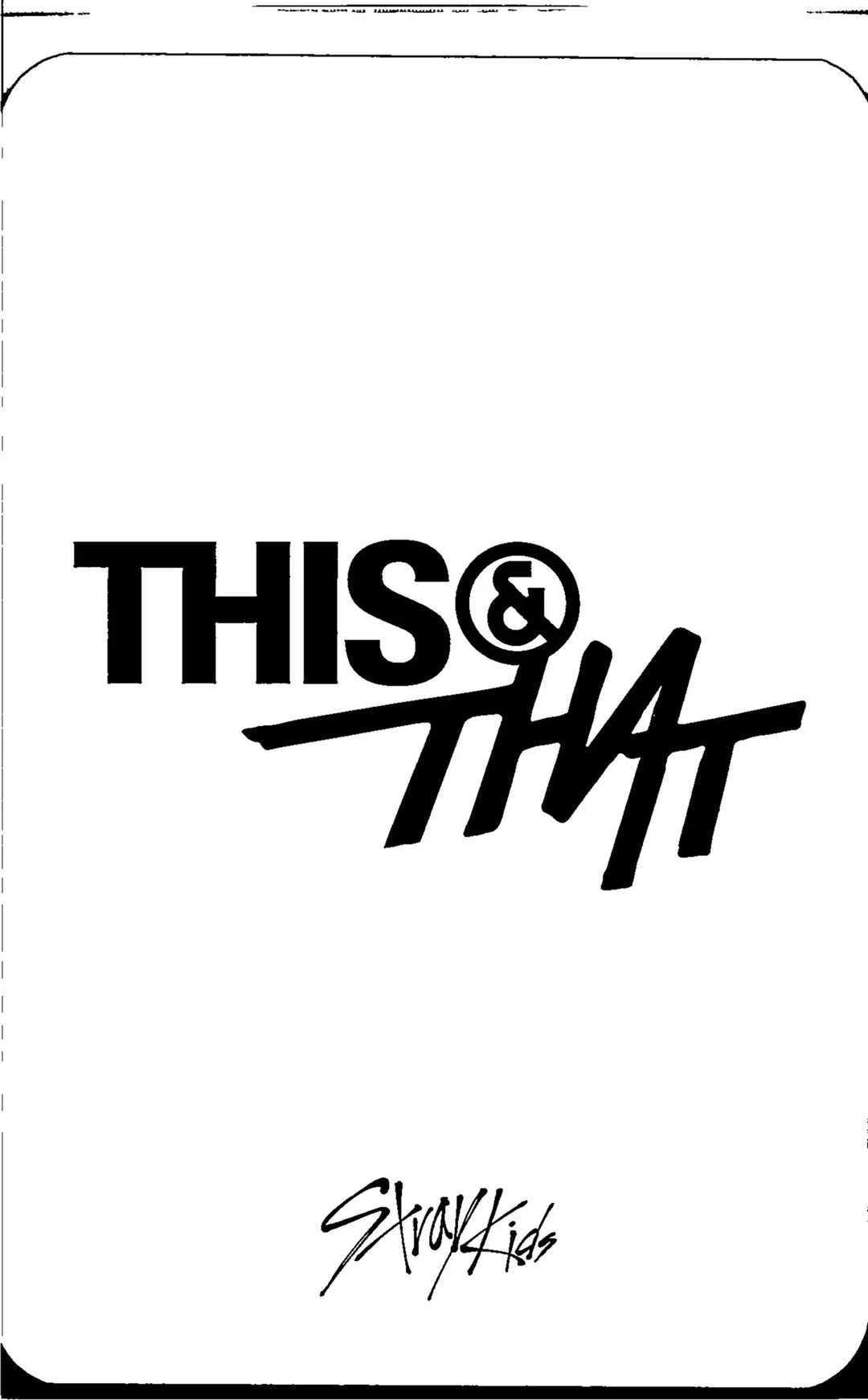 Stray Kids "THIS &amp; THAT" - Music Korea Pre-Order Benefit Photocard [26.08.11]