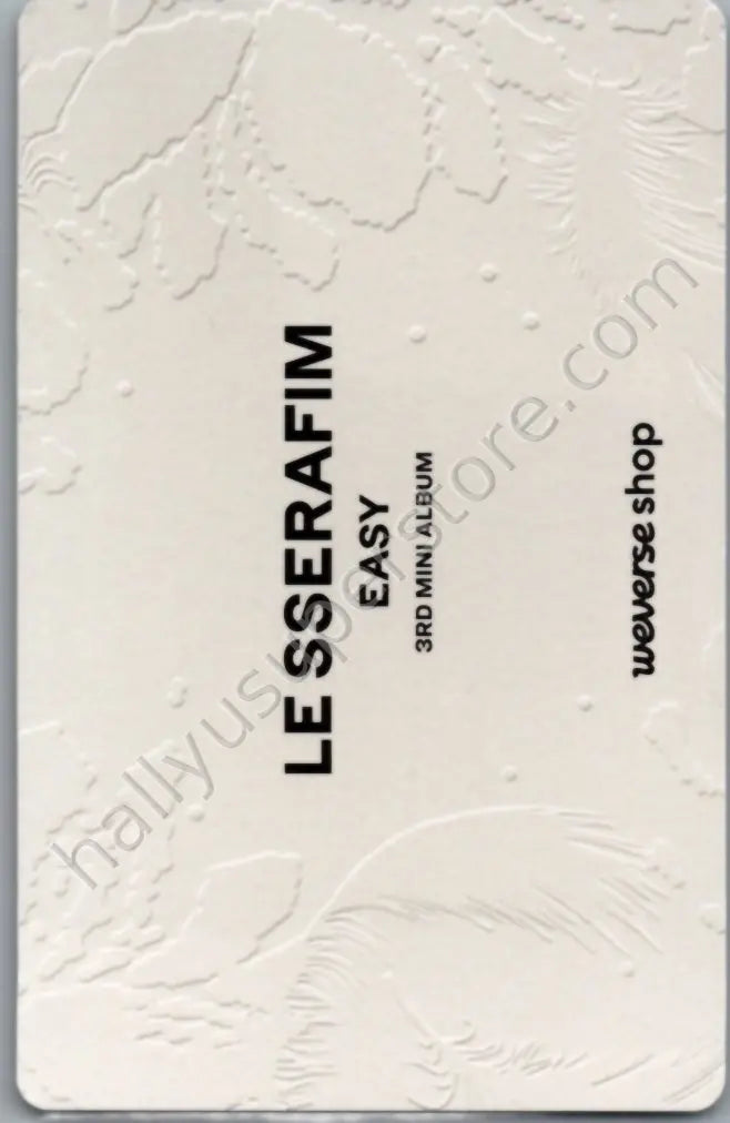 LE SSERAFIM - Hong Eunchae - EASY