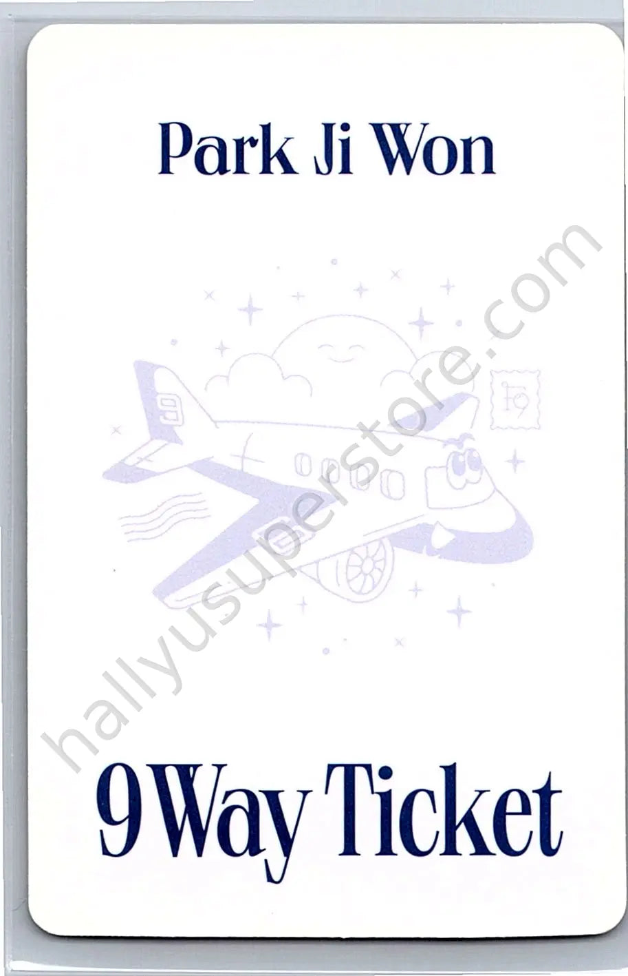 fromis_9 - Jiwon - 9 Way Ticket 9 travelers version album photocard