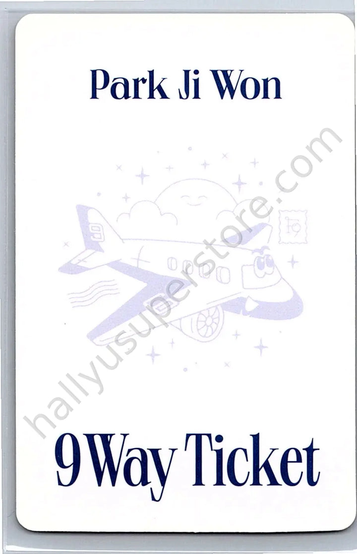 fromis_9 - Jiwon - 9 Way Ticket 9 travelers version album photocard