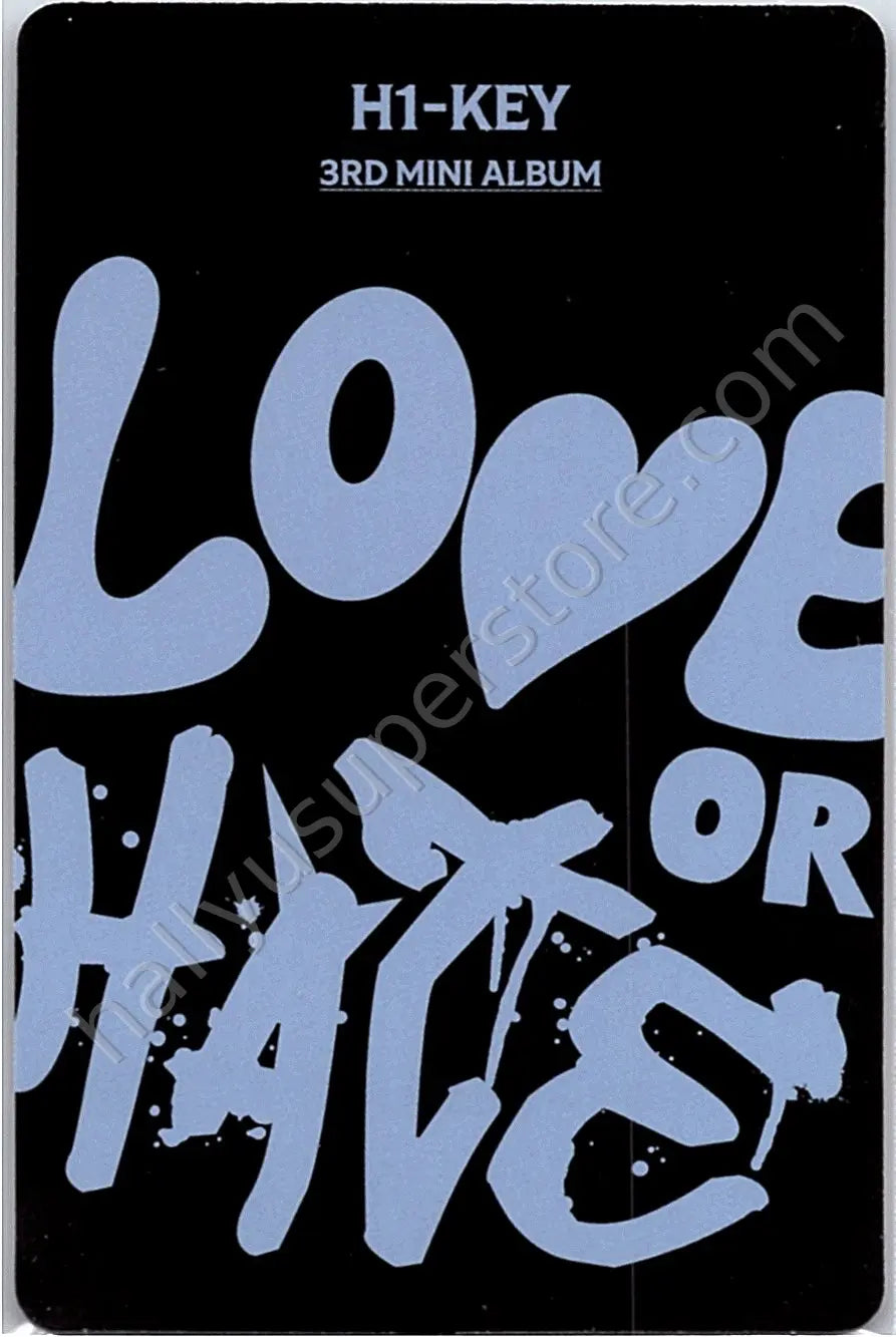 H1-KEY - Seoi - LOVE or HATE