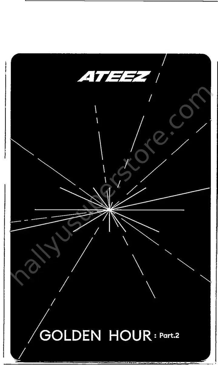 ATEEZ - San - ATEEZ - San - Golden Hour : Part 2 Album album photocard digipack version version 4
