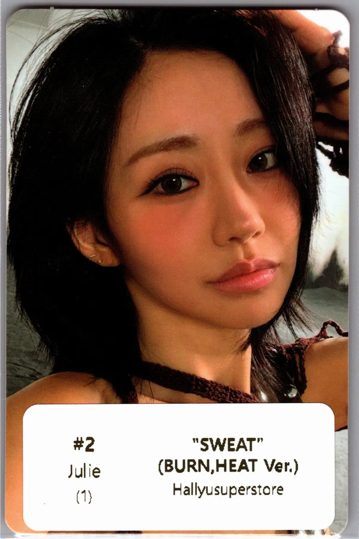 KISS OF LIFE "SWEAT" - Official Photocard (BURN, HEAT Ver.)