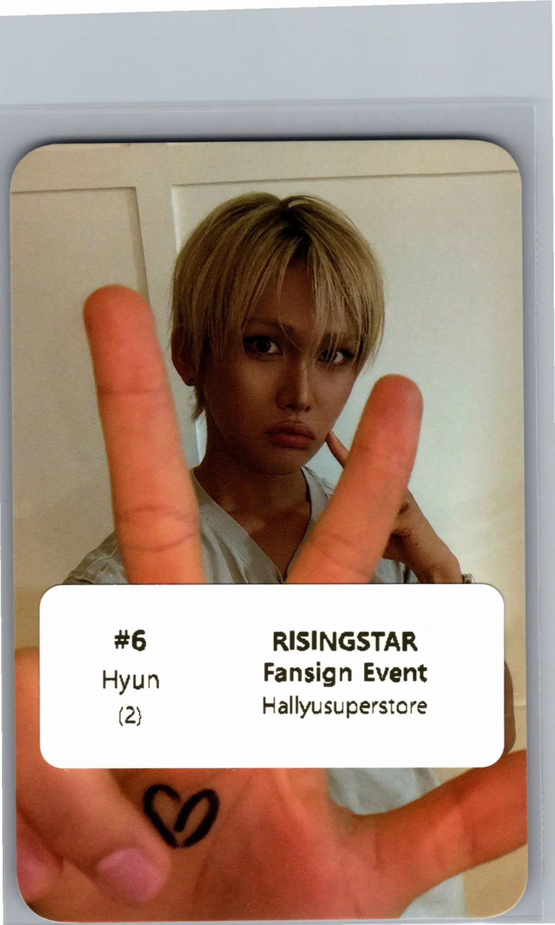 XLOV "I,God"- Rising Star Fansign Event Photocard R3 [26.07.10]