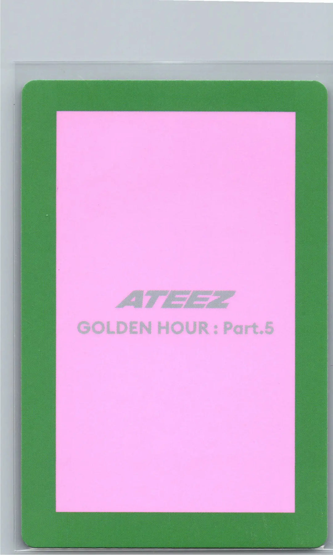 ATEEZ "GOLDEN HOUR : Part.5" - Official Photocard (Z ver.) [26.06.26]