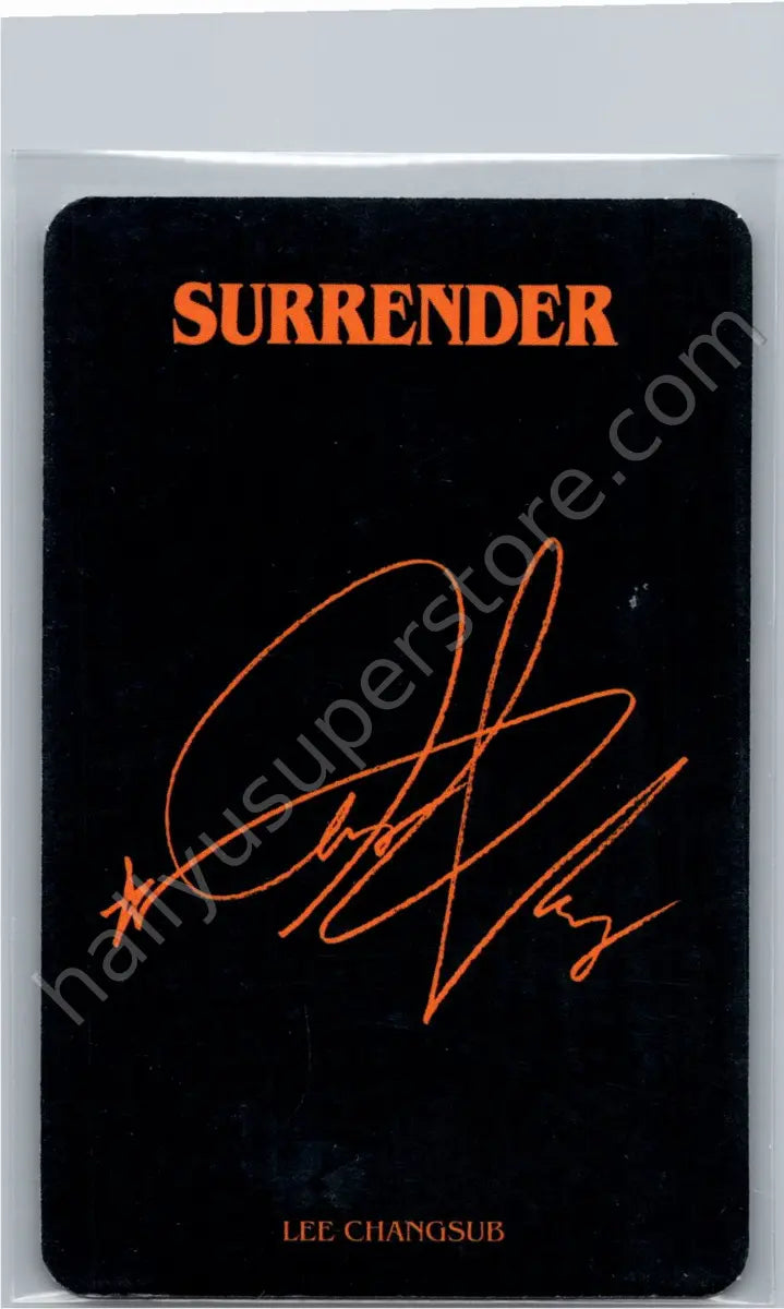 BTOB - Changsub - Surrender