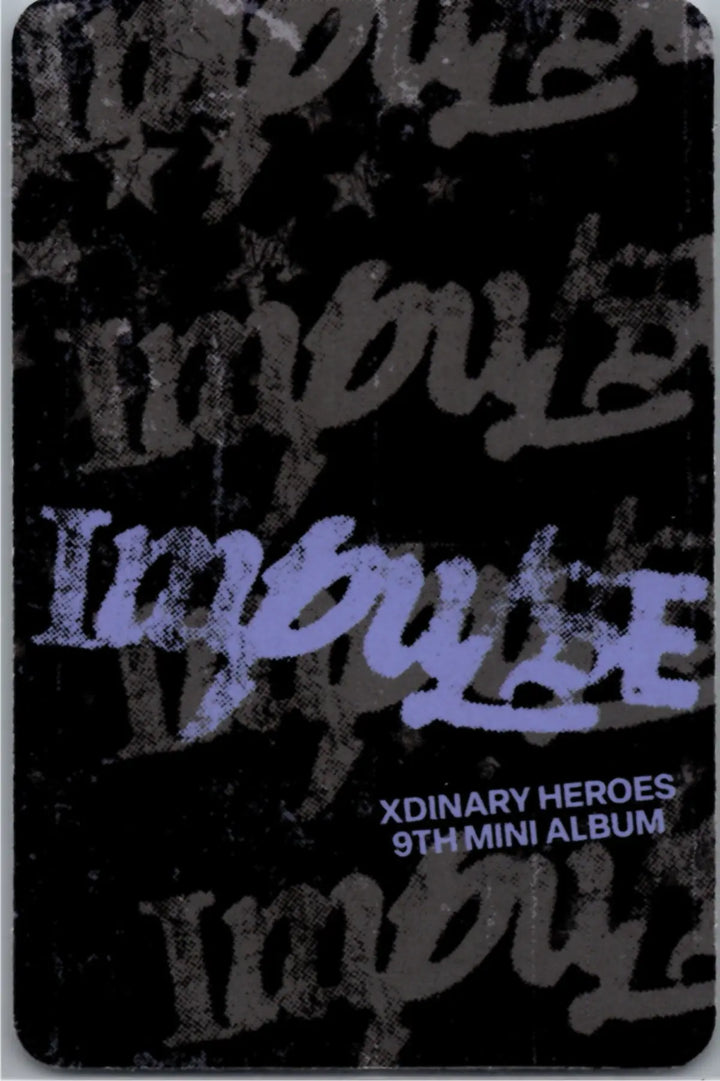 Xdinary Heroes "IMPULSE" - Official Photocard [26.10.13]