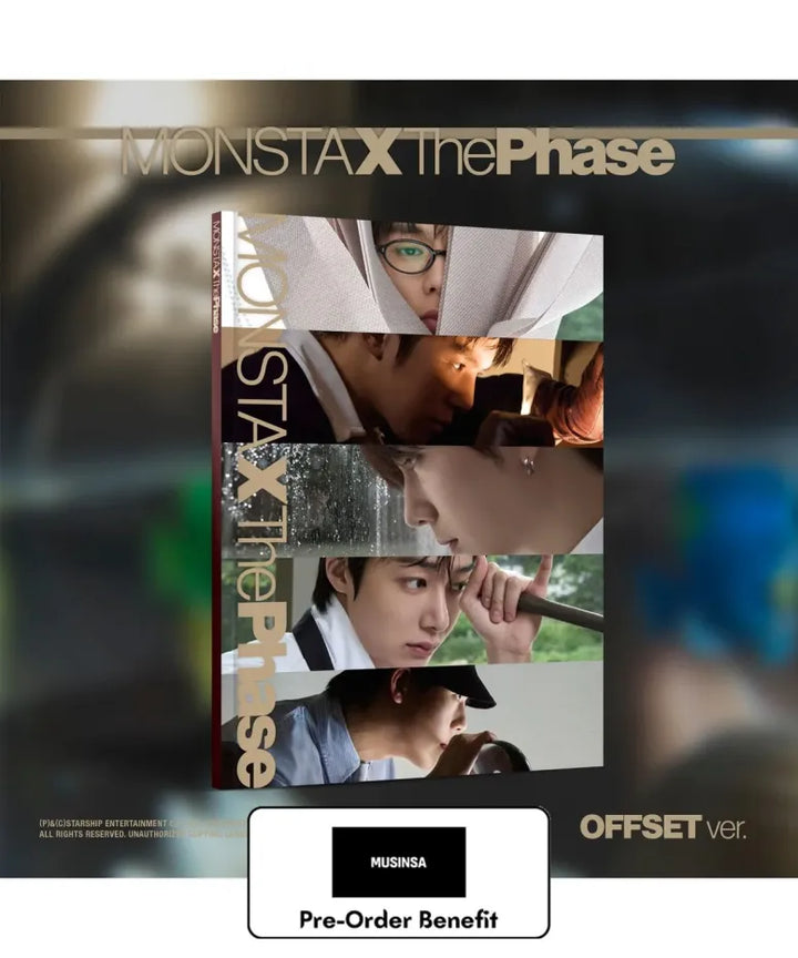 [Pre-Order] MONSTA X - EP [The Phase] + Musinsa LuckyDraw Event (Choose Version)