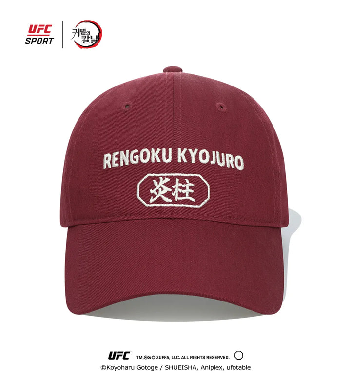 Demon Slayer: Kimetsu no Yaiba - (Rengoku Kyojuro) ball cap darkred