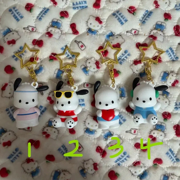 [BUNJANG] Sanrio Pochacco Cutie Keyring / 산리오 포차코 큐티 키링