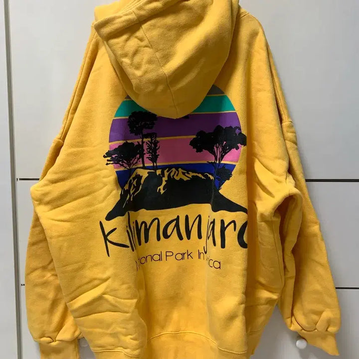 [BUNJANG] Kilimanjaro Oversized Fleece Hoodie / 킬리만자로 오버사이즈 기모 후드티