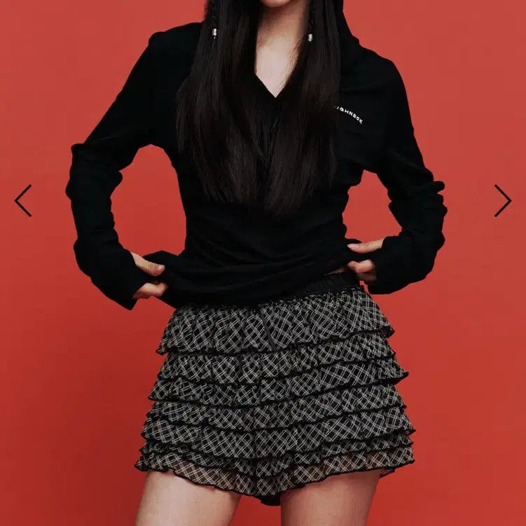 [BUNJANG] Roughneck Checkered Mini Skirt / 러프넥 체크 캉캉 미니 스커트