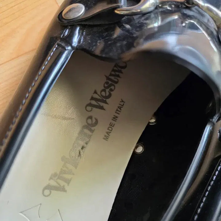 [BUNJANG] Vivienne Westwood Black PVC Rain Loafer Shoes / 비비안웨스트우드 블랙 로퍼 슈즈(pvc재질 레인로퍼)40size