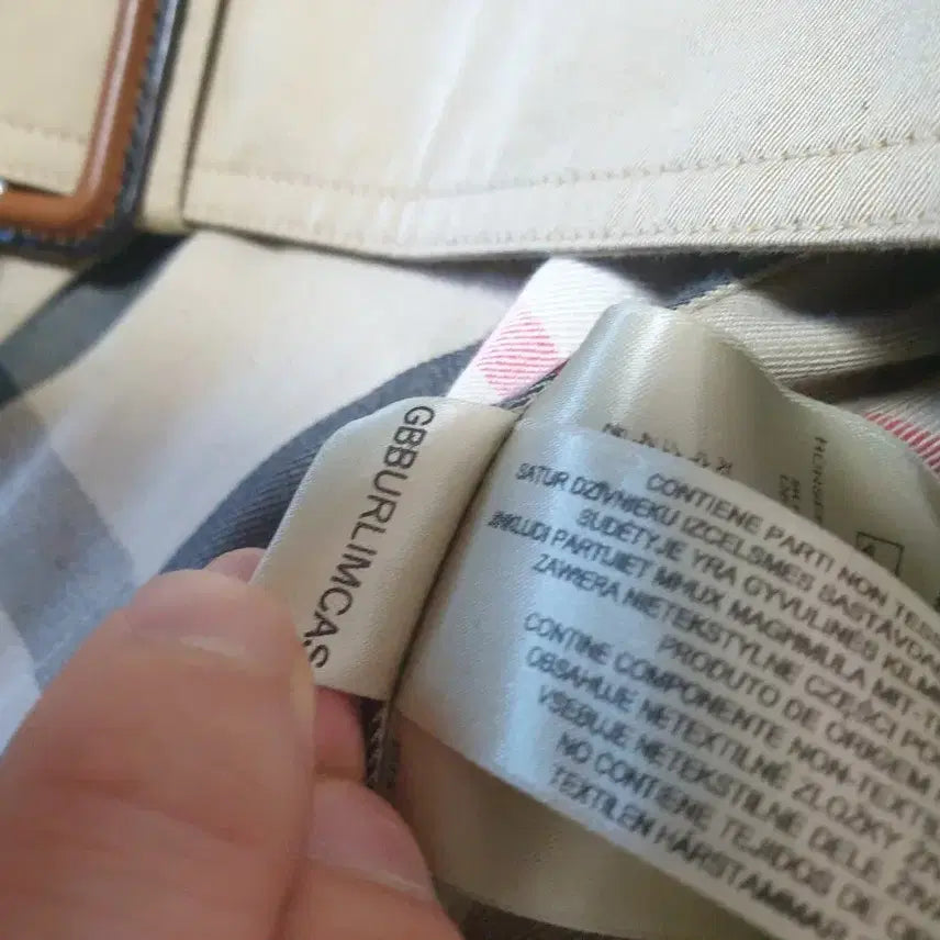 [BUNJANG] Burberry Nova Check Short Trench Coat Jacket / 버버리 노바체크 숏 트렌치 코트 자켓