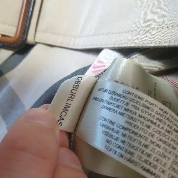 [BUNJANG] Burberry Nova Check Short Trench Coat Jacket / 버버리 노바체크 숏 트렌치 코트 자켓