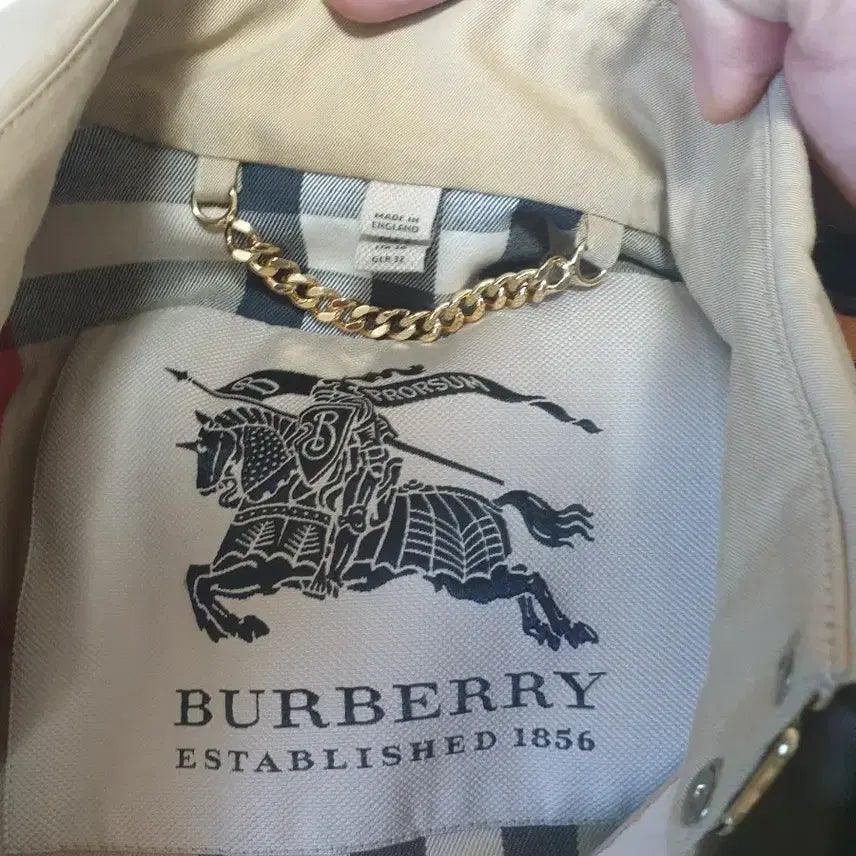 [BUNJANG] Burberry Nova Check Short Trench Coat Jacket / 버버리 노바체크 숏 트렌치 코트 자켓