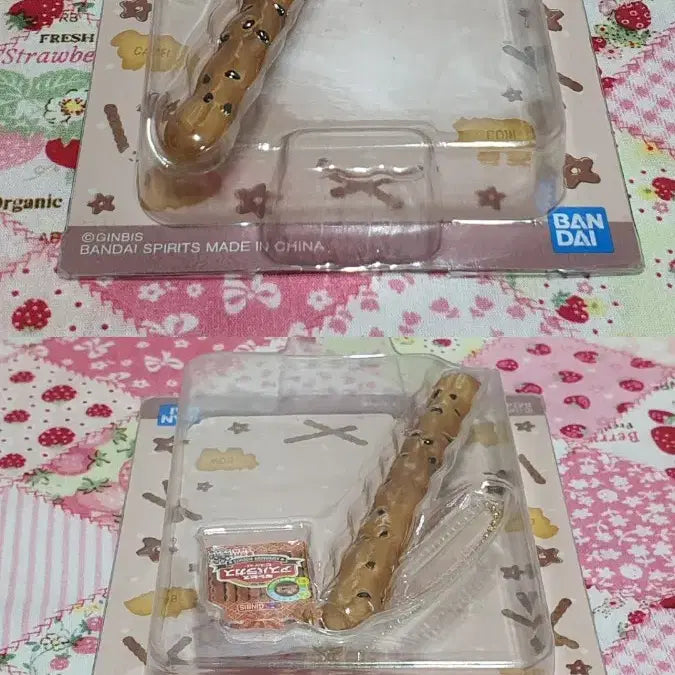 [BUNJANG] Bandai Tabekodoubutsu Strawberry Ice Cream Snack Keyring Bundle / 일본 가챠 4개 일괄 (반다이 타베코도부츠 딸기 아이스크림 과자 키링)