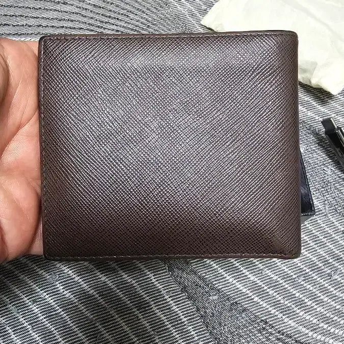 [SOLD OUT] 프라다사피아노 브라운남자반지갑