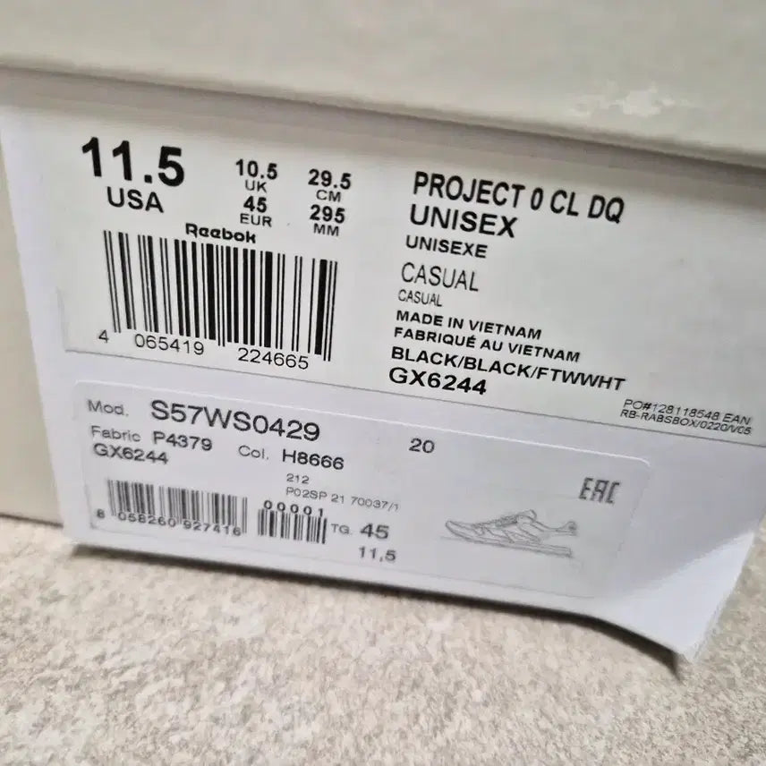 [BUNJANG] Maison Margiela x Reebok Décortiqué Tabi Shoes Bianchetto / 마르지엘라 x 리복 데코티크 타비 슈즈 비앙케토 295