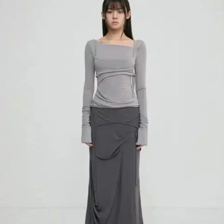 [BUNJANG] Flareup Layered Long Sleeve Shirt / 플레어업 레이어드 롱슬리브