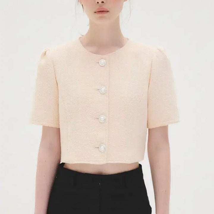 [BUNJANG] Archive J.Two.U Bloom Tweed Jacket / 아카이브제이투유 블룸 트위드 자켓