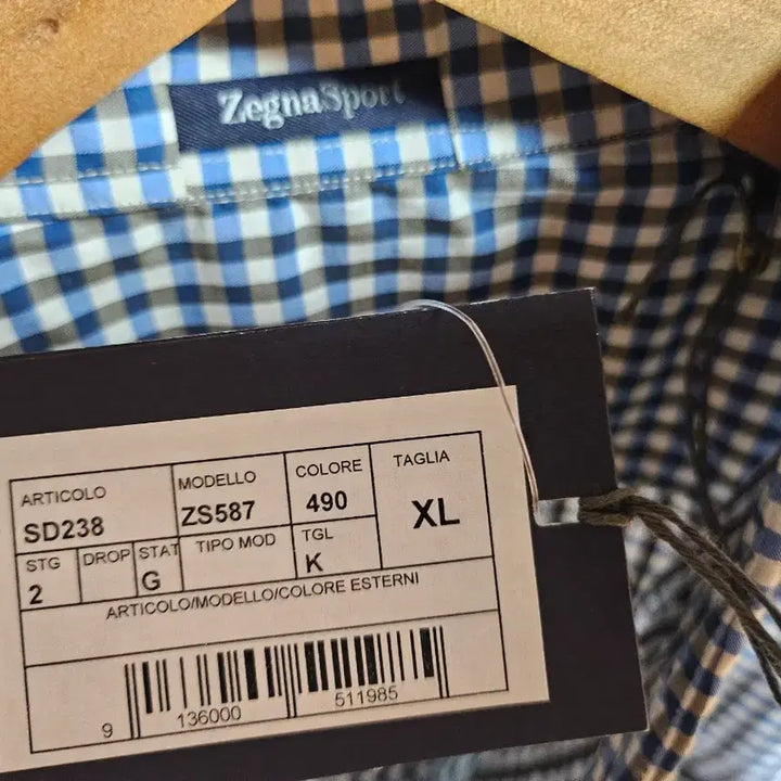 [BUNJANG] Zegna Sport Checkered Shirt XL / 제냐 Zegna Sport 체크 셔츠 XL