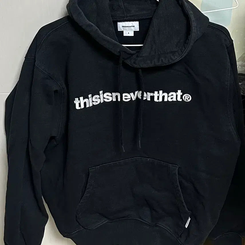 [BUNJANG] thisisneverthat Fleece Hoodie / 디스이즈네버댓 기모 후드티