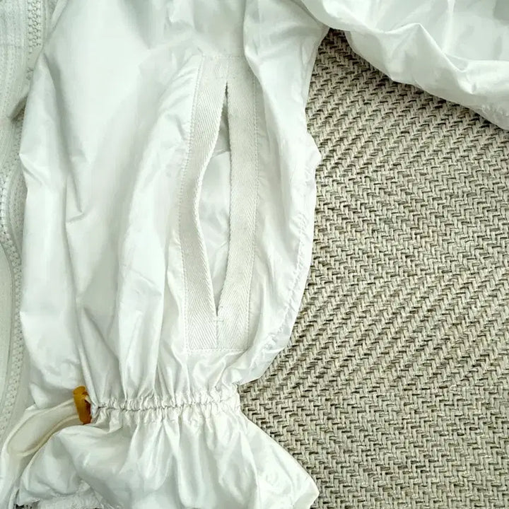 [BUNJANG] Adidas Stella McCartney White Windbreaker Jacket / 아디다스x스텔라멕카트니 흰색 바람막이
