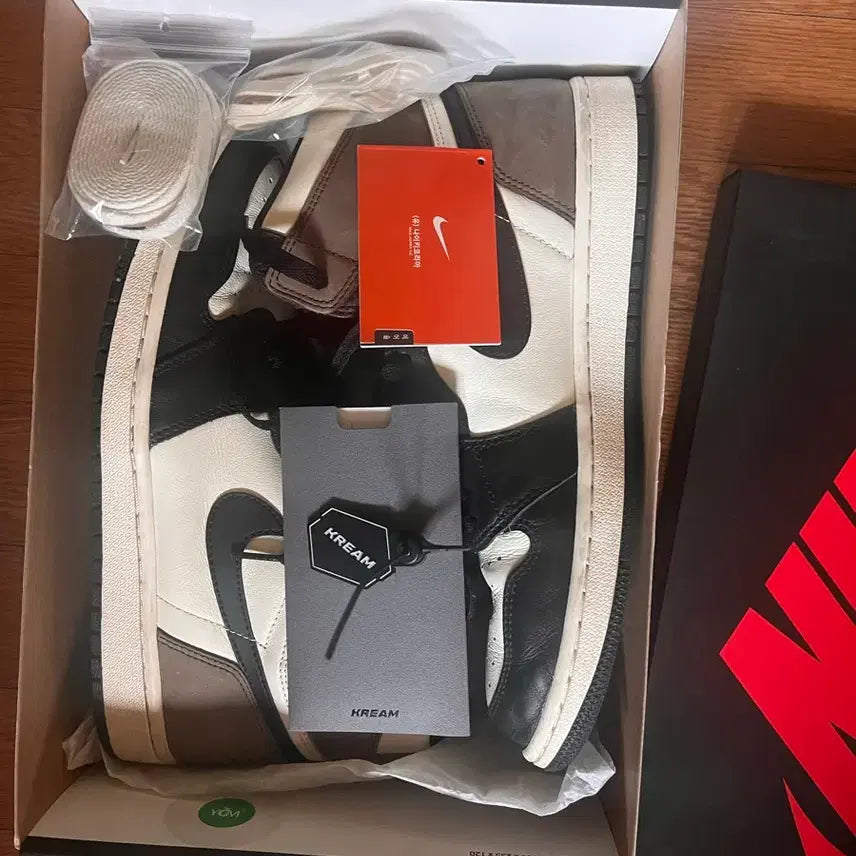 [BUNJANG] Nike Jordan 1 Dark Mocha Sneakers / 조던1 다크모카 280 풀박