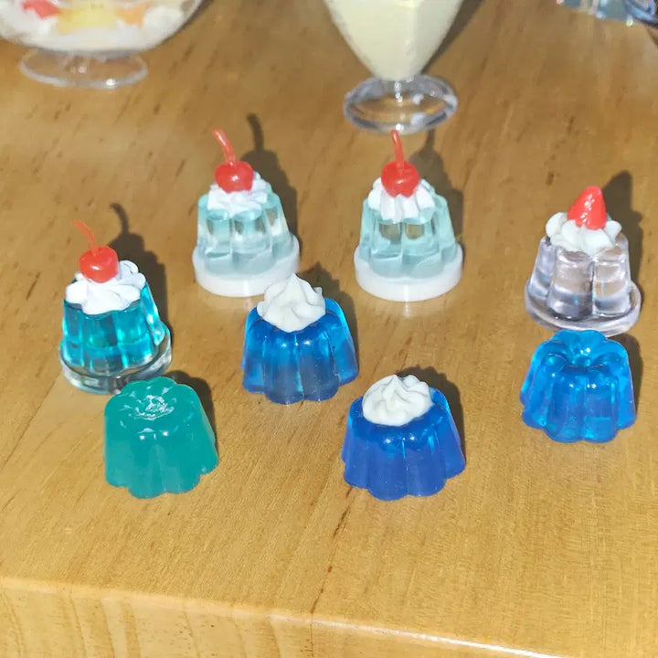 [BUNJANG] Aramode Pudding Object Keychain Set / 레진 푸딩 오브제 키링 아라모드 크림소다 거북이 말차 녹차